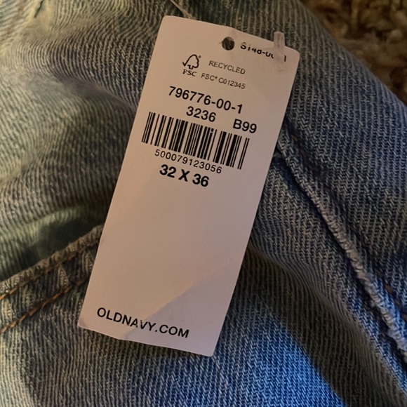 Old Navy blue jeans boot cut 32x36 new with tags - Picture 2 of 4